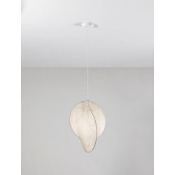 Lampa wisząca Over S1 z jedwabiu