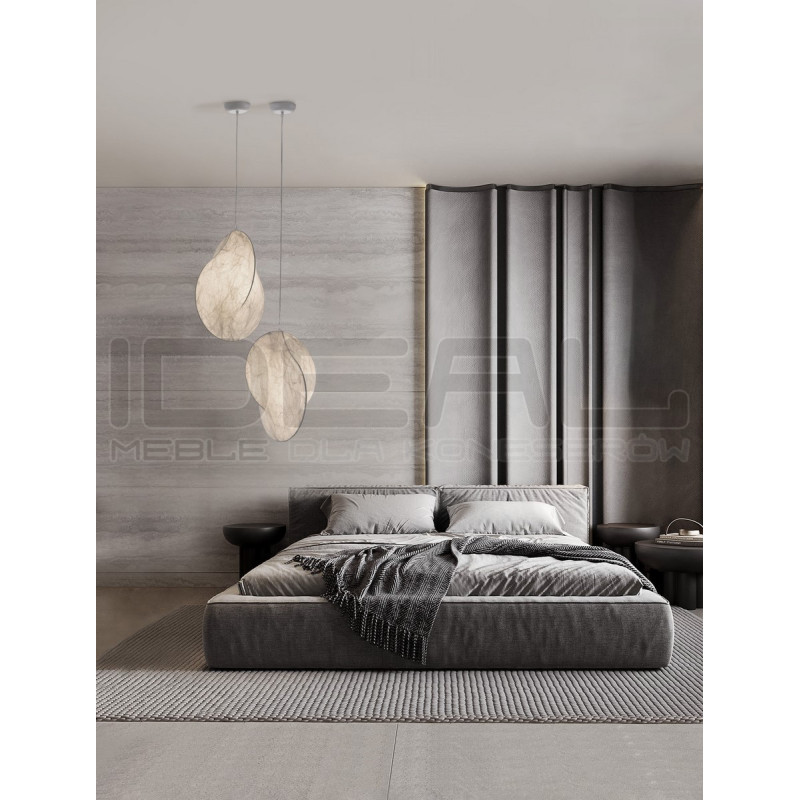 Lampa wisząca Over S1 z jedwabiu