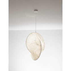 Lampa wisząca Over S2  z jedwabiu