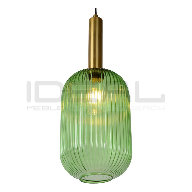 Szklana lampa wisząca Mohito Slim zielona