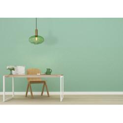 Szklana lampa wisząca Mohito SPHERE zielona