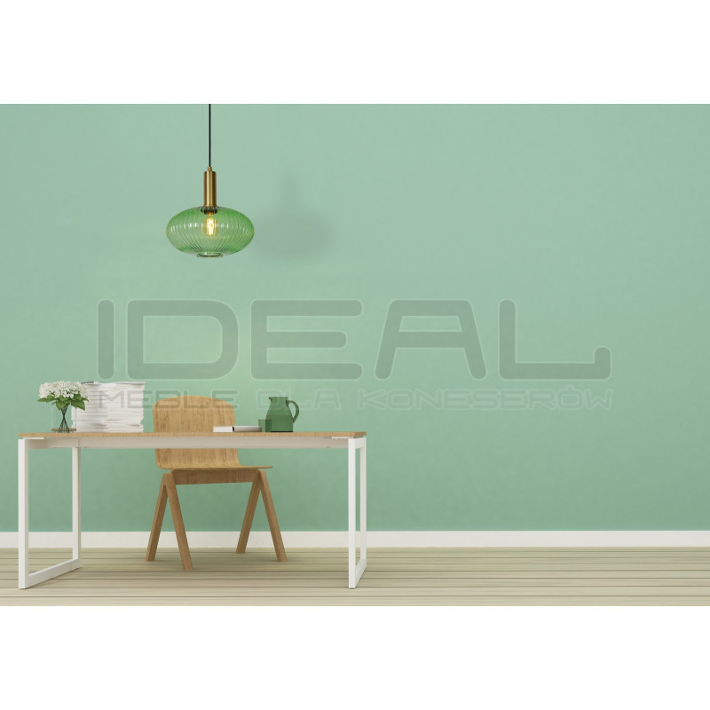 Szklana lampa wisząca Mohito SPHERE zielona