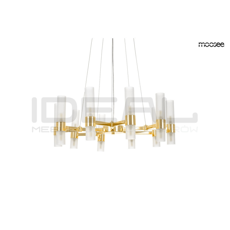 Lampa wisząca złota TUBS 10