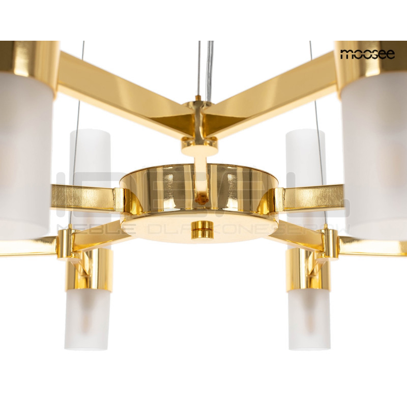 Lampa wisząca złota TUBS 10