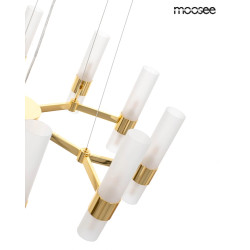 Lampa wisząca złota TUBS 10