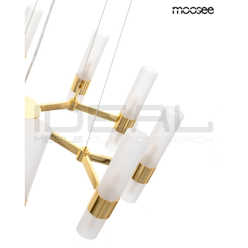 Lampa wisząca złota TUBS 10