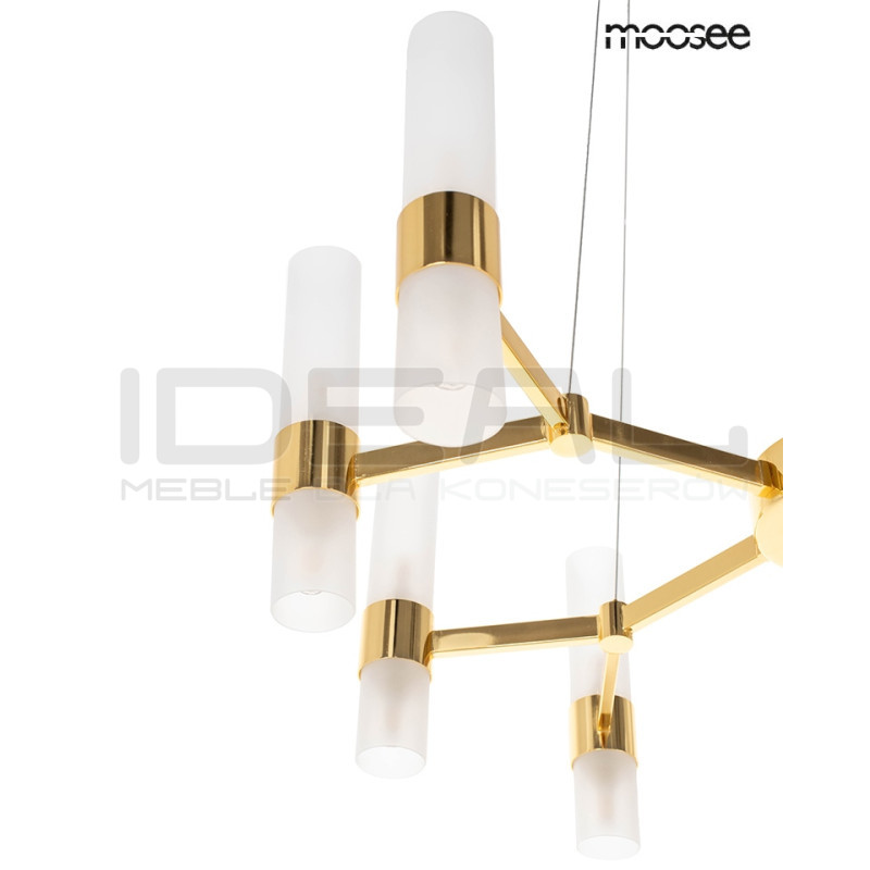 Lampa wisząca złota TUBS 10