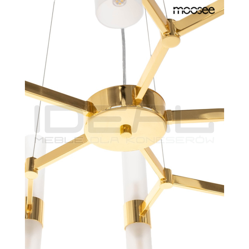 Lampa wisząca złota TUBS 10