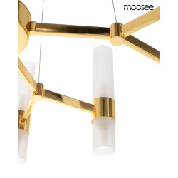 Lampa wisząca TUBS 18 złota