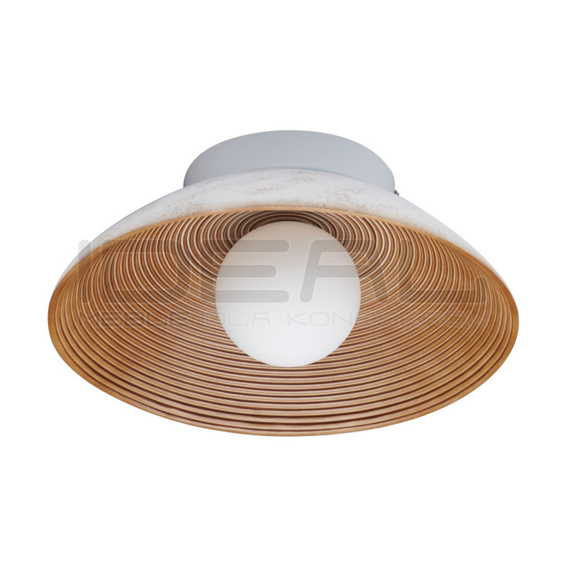 Lampa ścienna ILUSIONI 26 plafon okrągły zielony biały beżowy