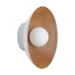 Lampa ścienna ILUSIONI 26 plafon okrągły zielony biały beżowy