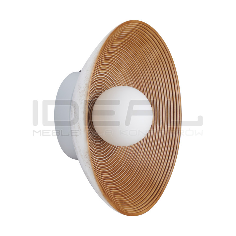 Lampa ścienna ILUSIONI 26 plafon okrągły zielony biały beżowy