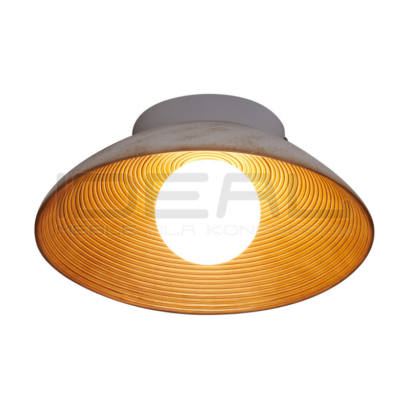 Lampa ścienna ILUSIONI 26 plafon okrągły zielony biały beżowy