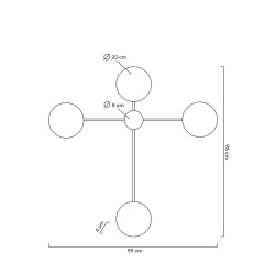 Kinkiet Shadow 6 czarny