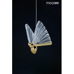 Lampa wisząca glamour BUTTERFLY S motyl złota