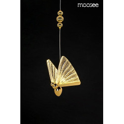 Lampa wisząca glamour BUTTERFLY S motyl złota