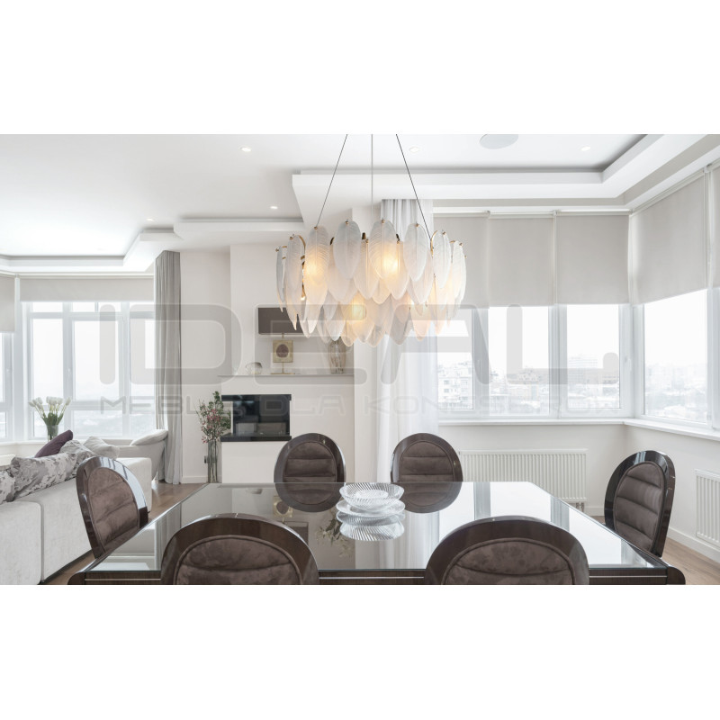 Lampa wisząca PIUMA LONG 100 biała