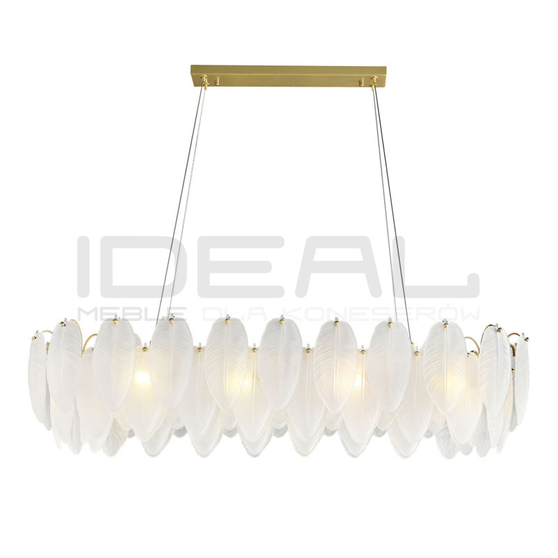 Lampa wisząca PIUMA LONG 100 biała