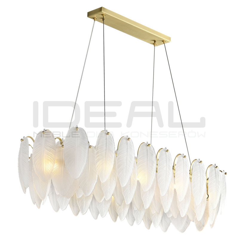 Lampa wisząca PIUMA LONG 100 biała