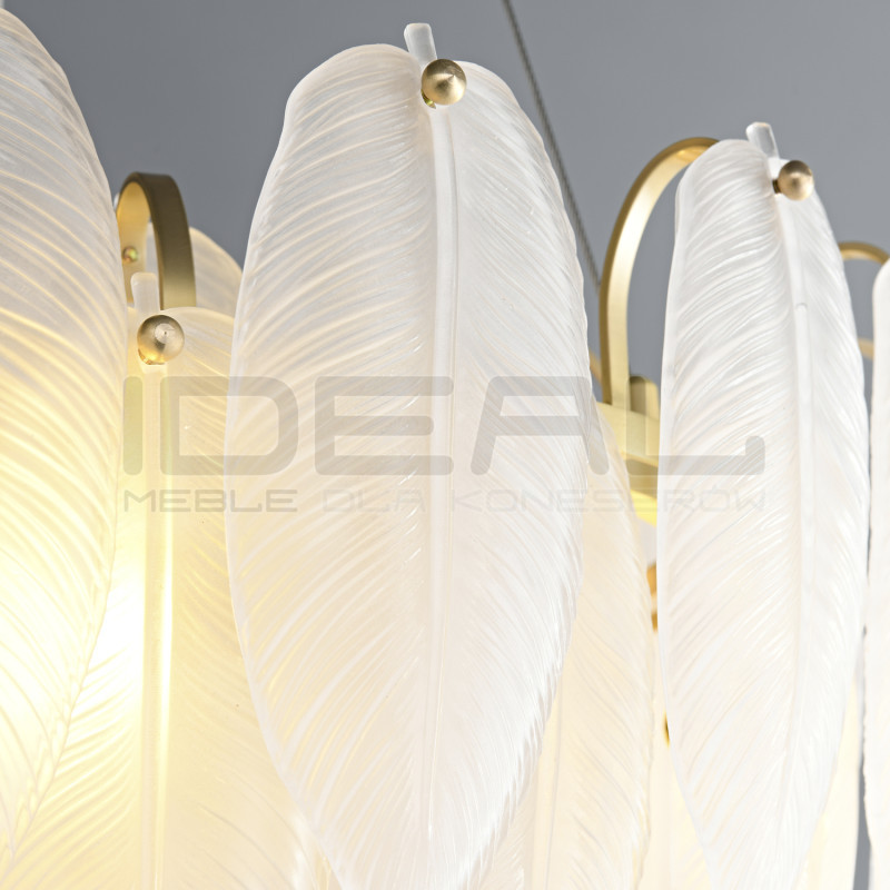 Lampa wisząca PIUMA LONG 100 biała