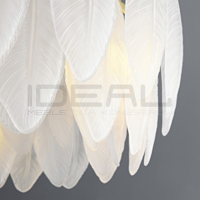 Lampa wisząca PIUMA LONG 100 biała