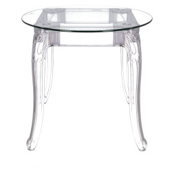 Stół przezroczysty KING ROUND 80