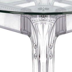 Stół przezroczysty KING ROUND 80