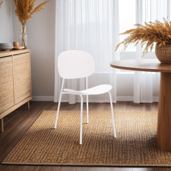 Krzesło Studio białe nowoczesne