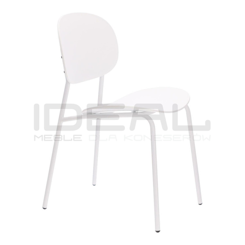 Krzesło Studio białe nowoczesne