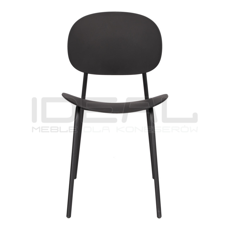 Krzesło Studio czarne nowoczesne