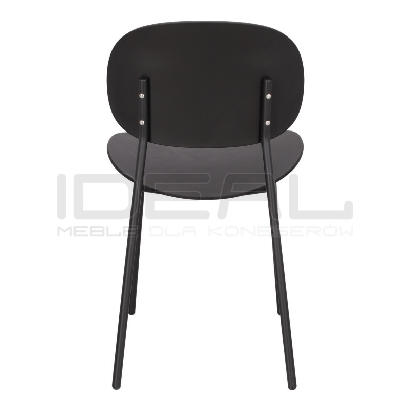 Krzesło Studio czarne nowoczesne