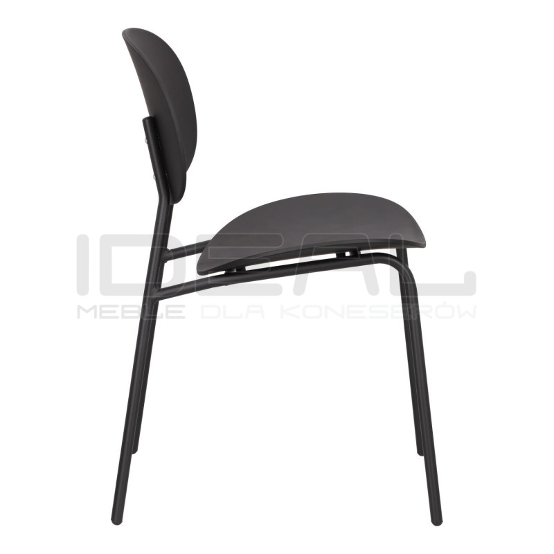 Krzesło Studio czarne nowoczesne