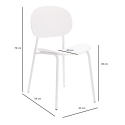 Krzesło Studio czarne nowoczesne