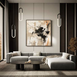 Lampa wisząca PUZO S czarna