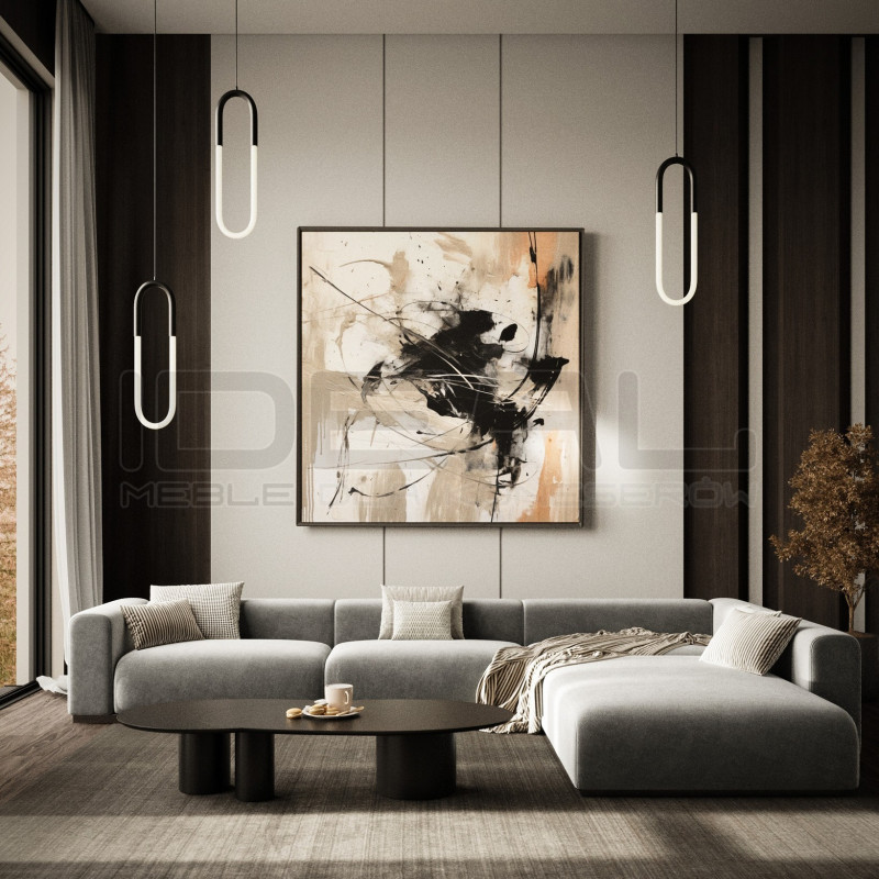 Lampa wisząca PUZO S czarna