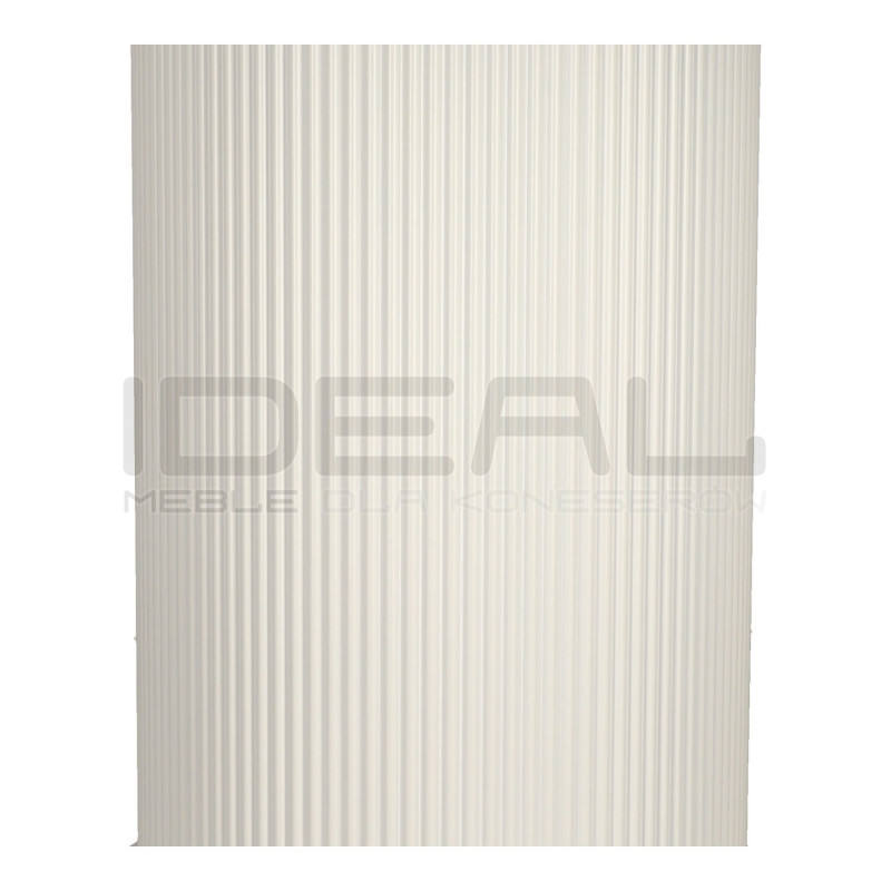 Stół okrągły Roma biały 100 cm MDF Melamina