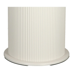 Stół okrągły Roma biały 100 cm MDF Melamina