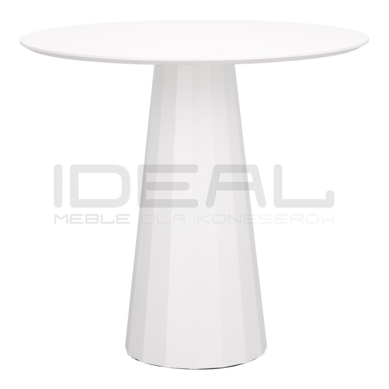 Stół okrągły Wenice biały średnica 80 cm