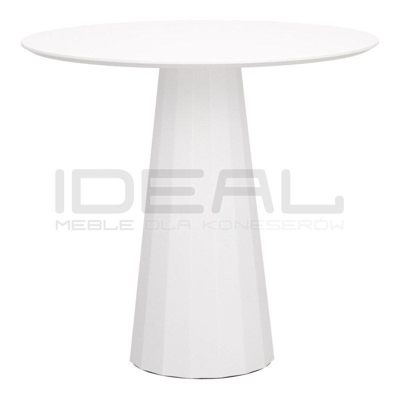 Stół okrągły Wenice biały średnica 80 cm