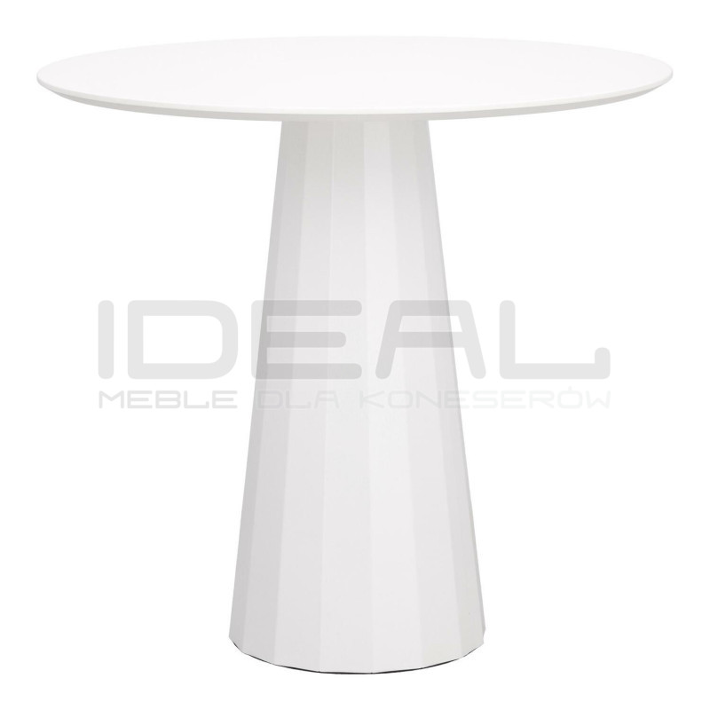Stół okrągły Wenice biały średnica 80 cm