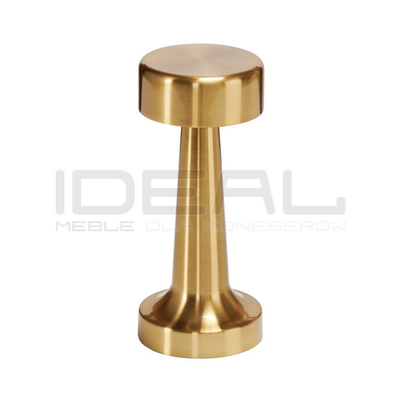 Lampa stołowa TAVOLO A LED dotykowa złota 21 cm