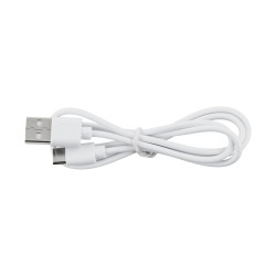 Lampa stołowa TAVOLO A LED dotykowa srebrna 21 cm ładowarka USB-C