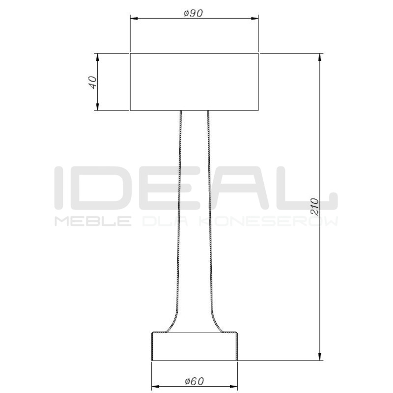 Lampa stołowa TAVOLO A LED dotykowa srebrna 21 cm ładowarka USB-C
