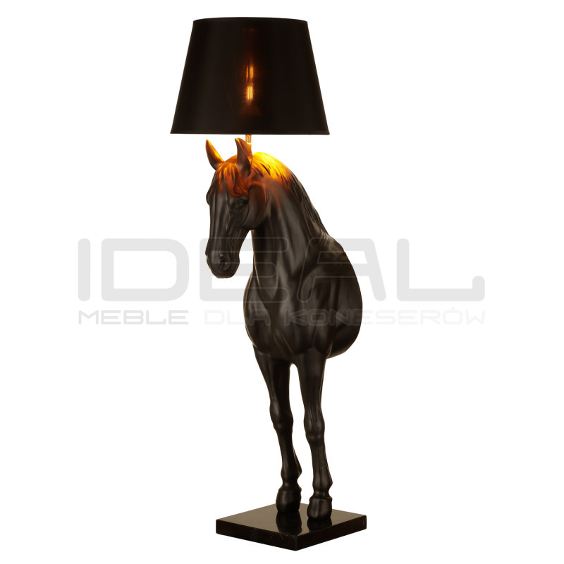 Lampa podłogowa Horse KOŃ L czarna dekoracyjna