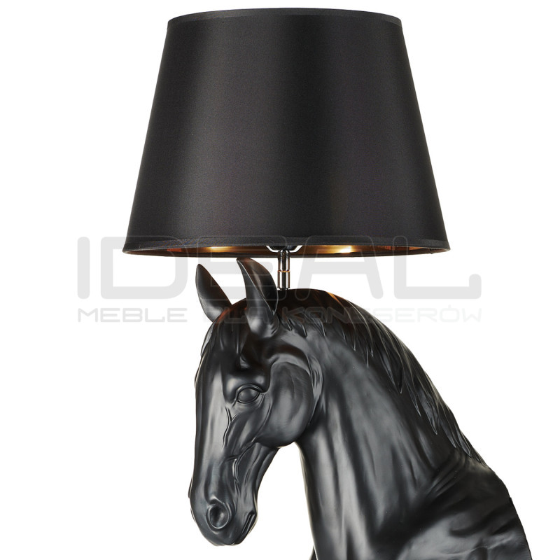 Lampa podłogowa Horse KOŃ S czarna dekoracyjna
