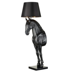 Lampa podłogowa Horse KOŃ S czarna dekoracyjna