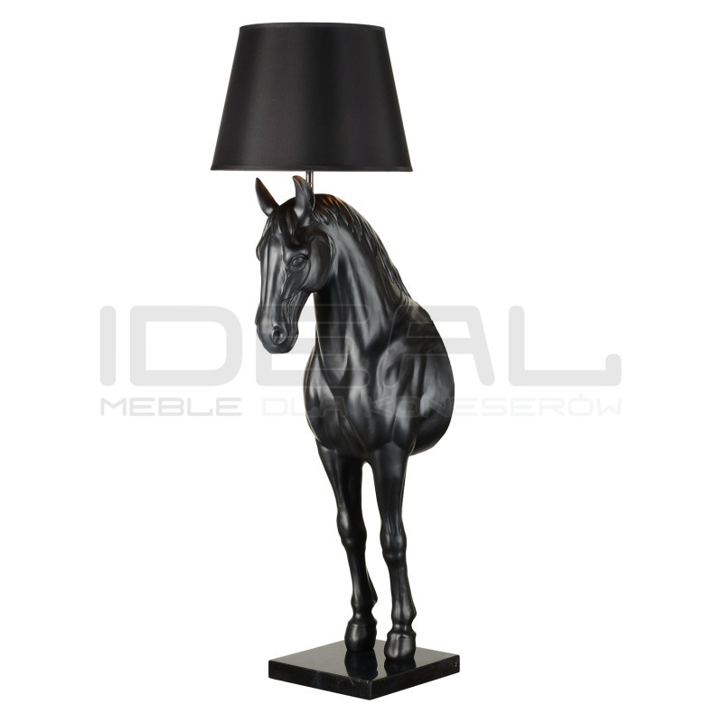 Lampa podłogowa Horse KOŃ S czarna dekoracyjna