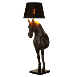 Lampa podłogowa Horse KOŃ S czarna dekoracyjna