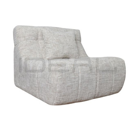 Fotel nowoczesny Lazy szerokie siedzisko