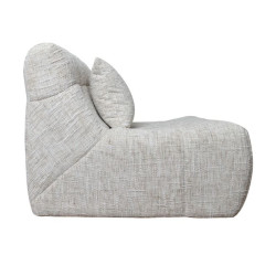 Fotel nowoczesny Lazy szerokie siedzisko